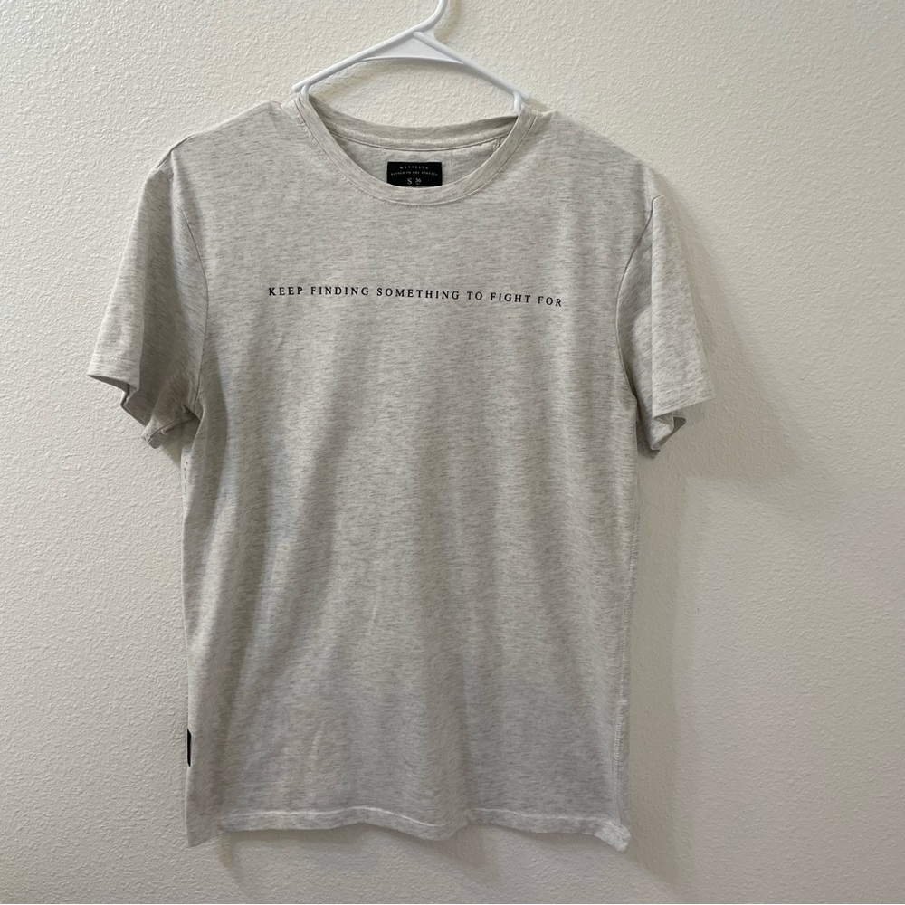 Mattelsa raised in the streets shirt gray small